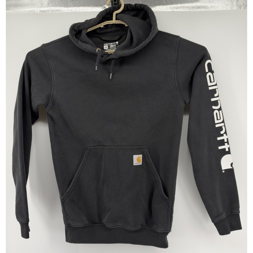Carhartt Loose For Black Hooded Sweatshirt Men's Size XS